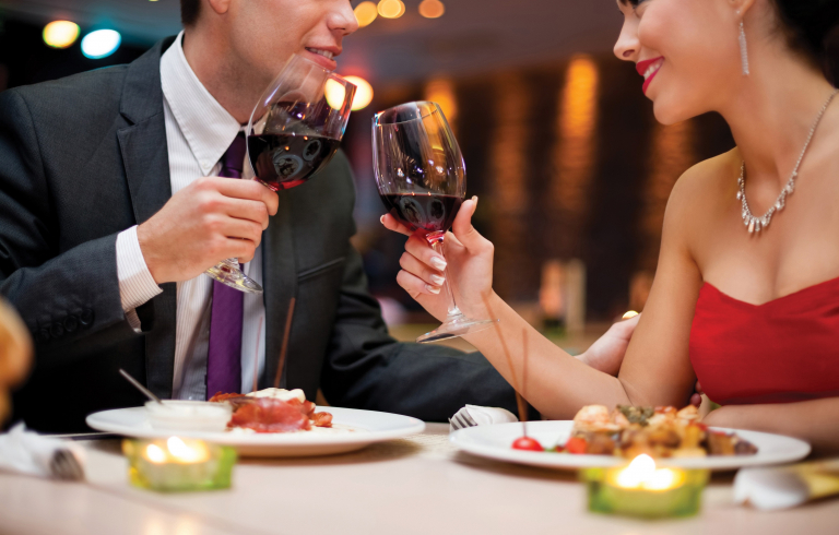 romantic dinner